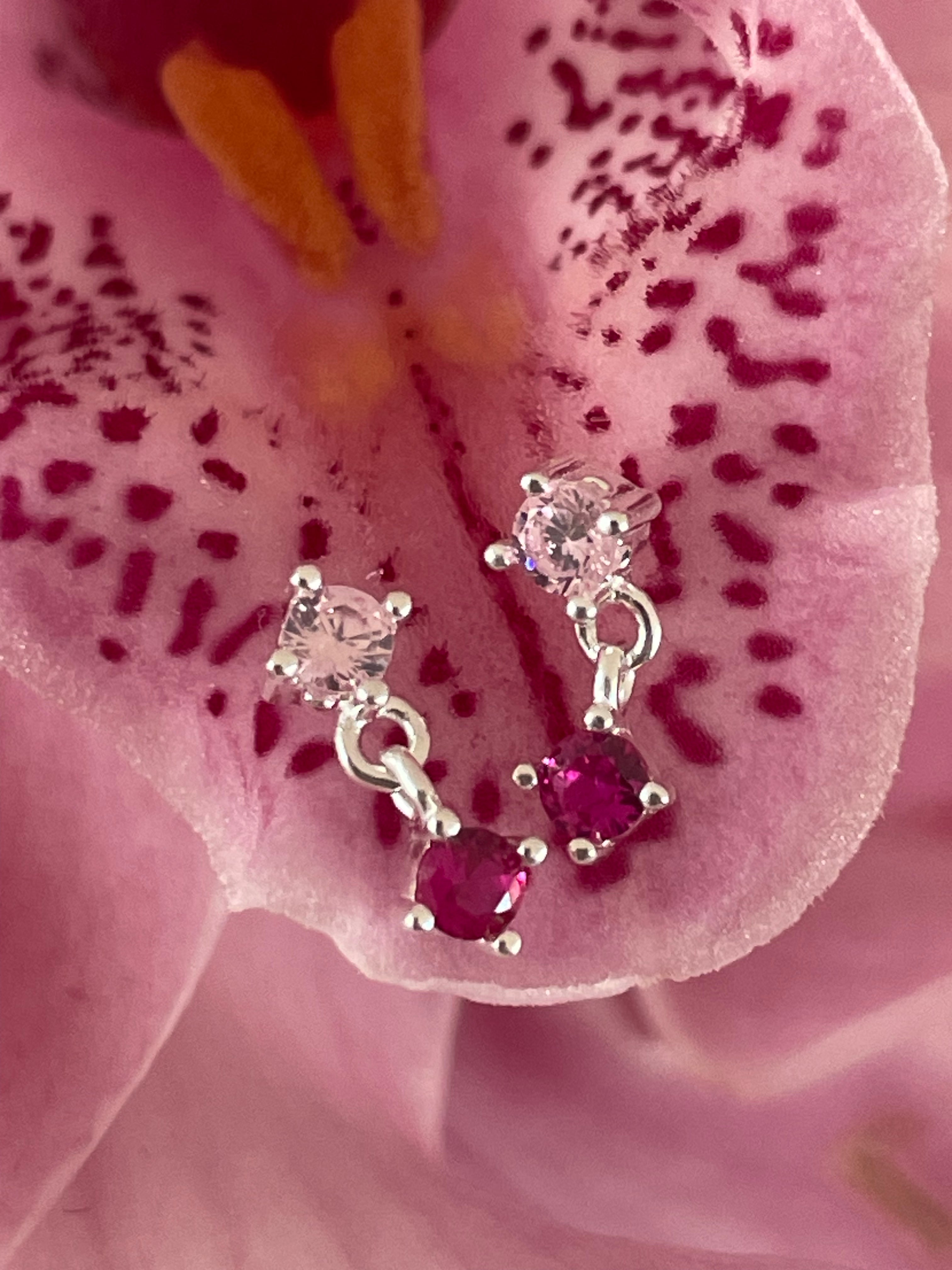 Droplet Studs | Piglet Pink