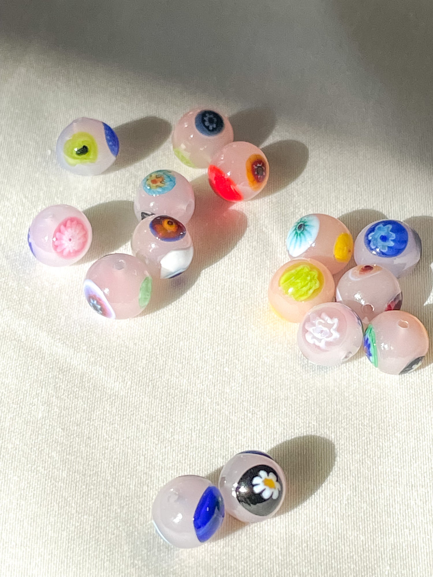 ONE-LEFT Milky Pink Italian Drops | Earrings