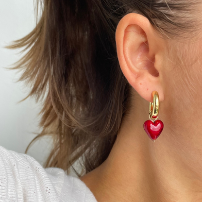 ONE LEFT CHUNKY AMORE | Large Red Hearts