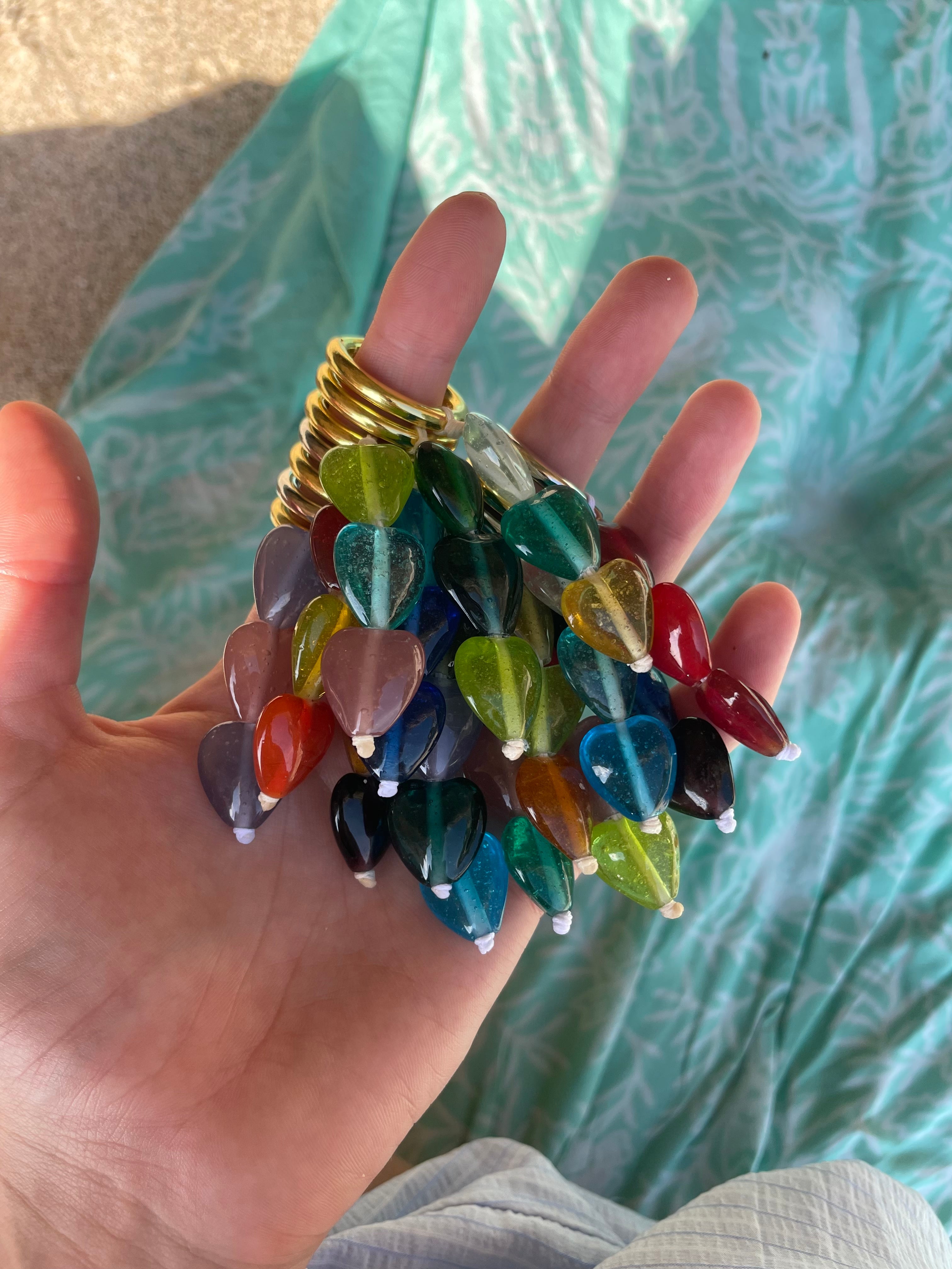 Sweetheart Keyrings | Glass