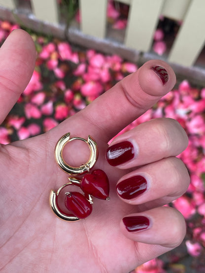 ONE LEFT CHUNKY AMORE | Large Red Hearts