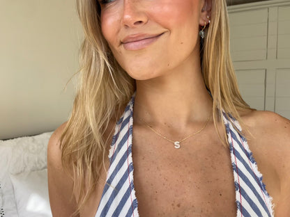 Custom Shell Letter Necklace