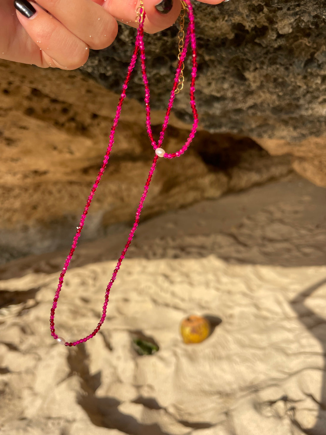 Euro-Summer Necklace | Magenta