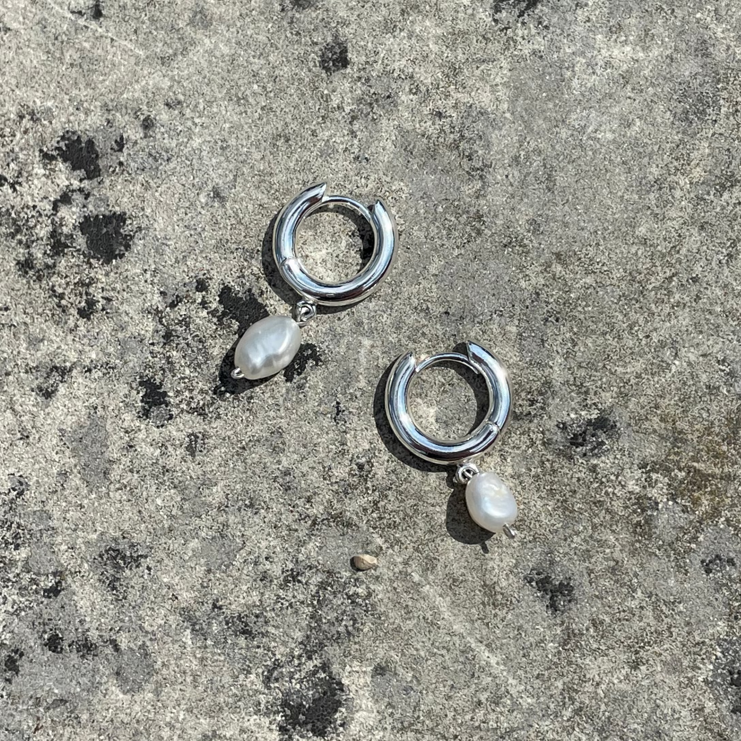 CHUNKY PEARL | Large Freshwater Earrings