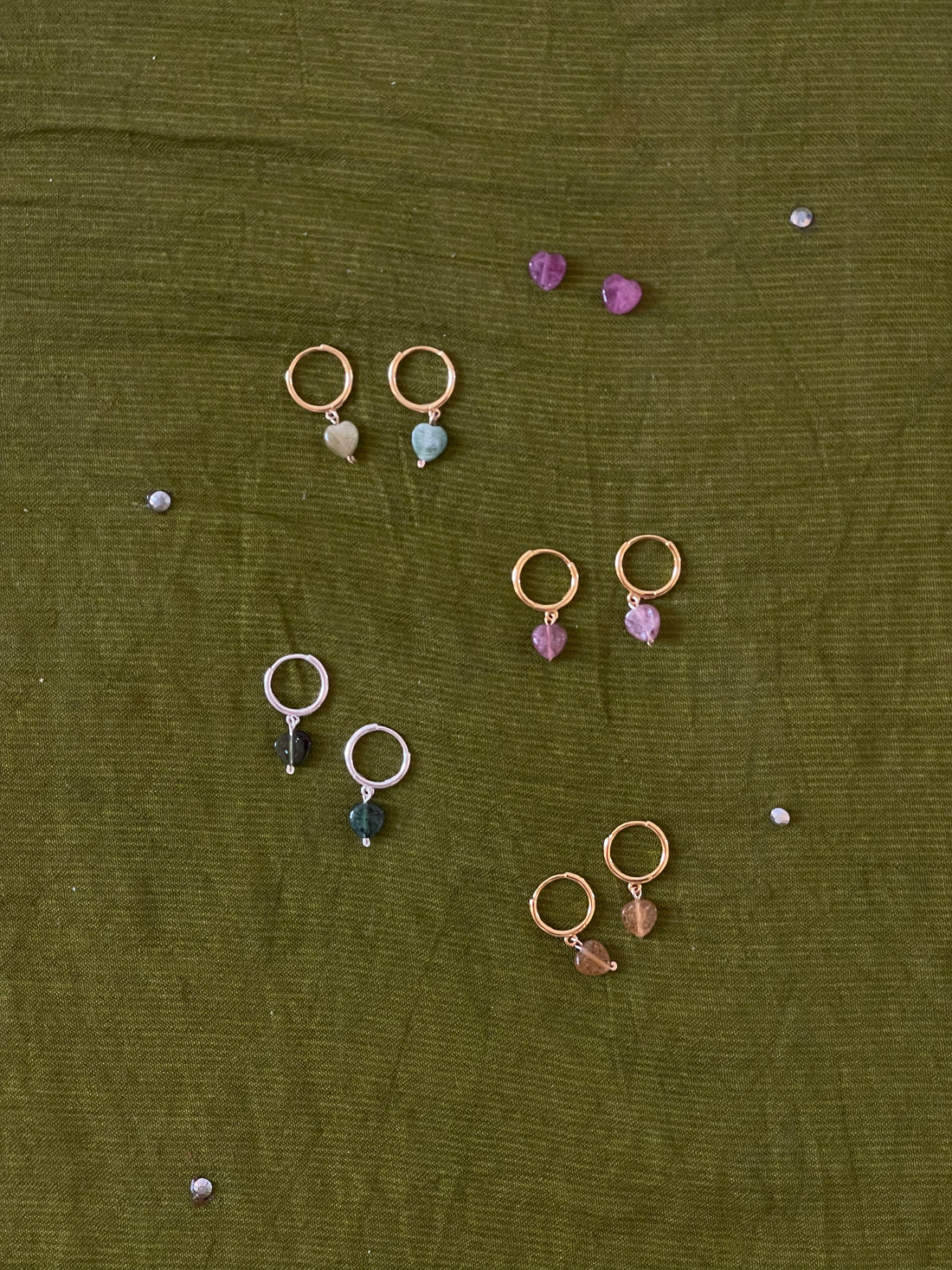 CHARMS Tourmaline Mini Hearts