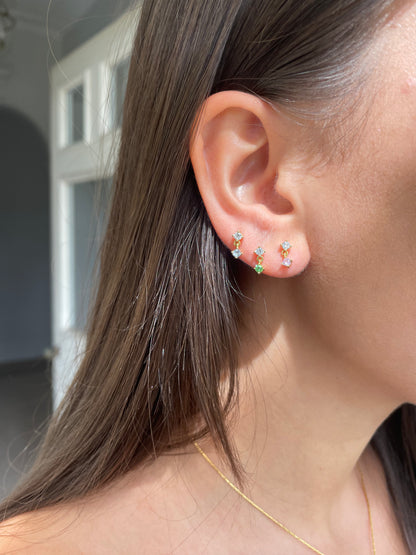Dew Droplets | Baby Pink Studs