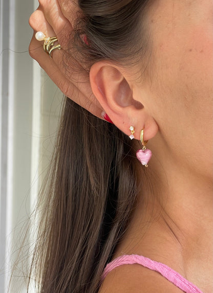 Dew Droplets | Baby Pink Studs