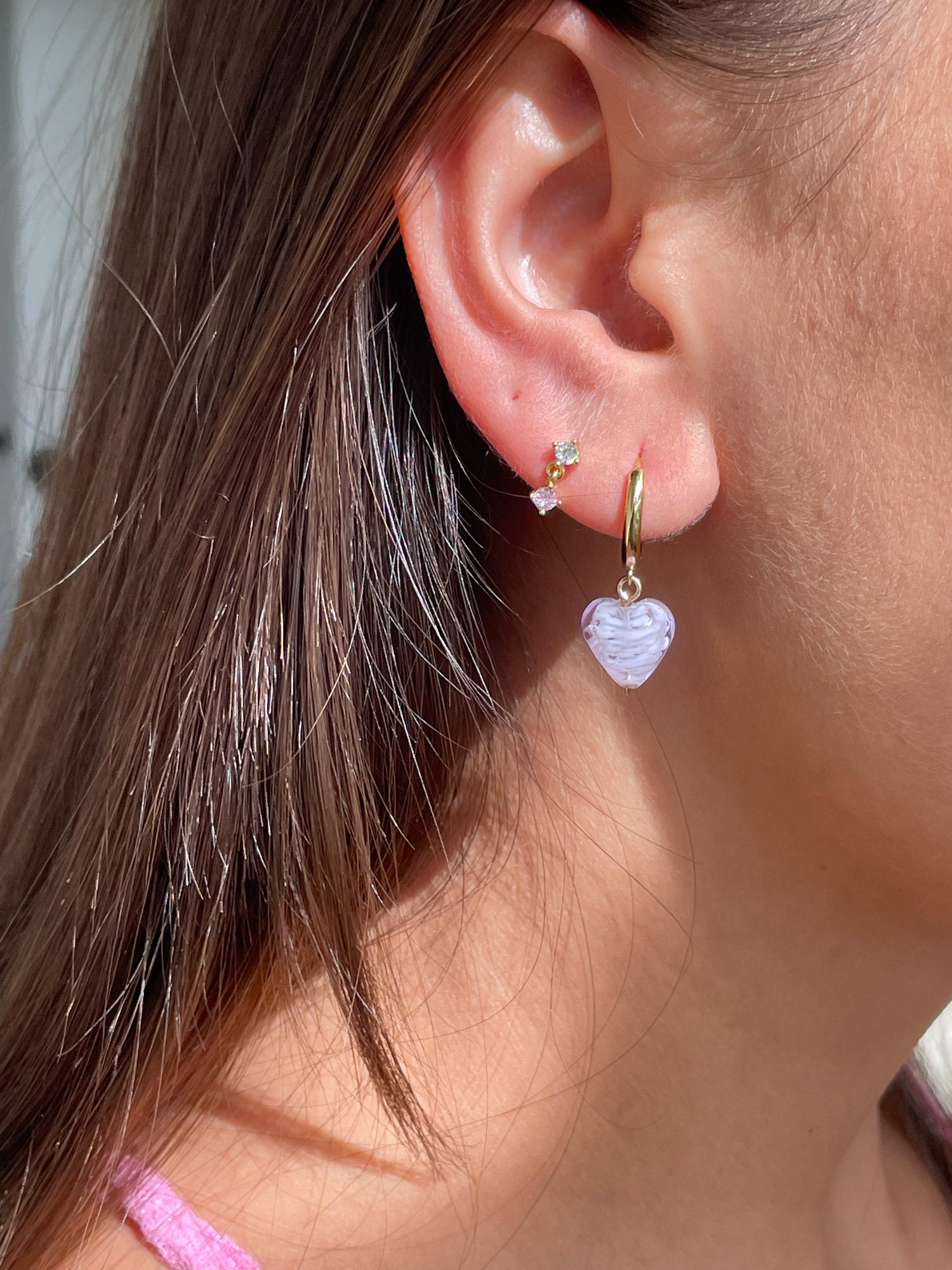 Dew Droplets | Baby Pink Studs