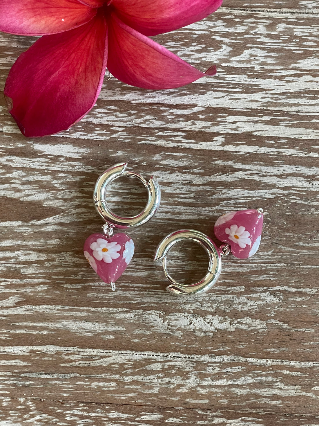 CHUNKY AMORE | Pink Daisy Hearts