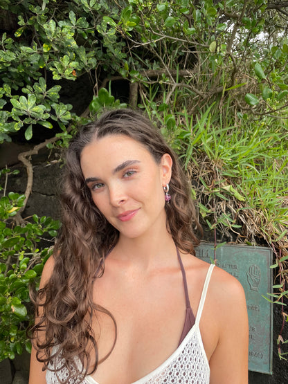 ONE-OFF CHUNKY | Deep PLUM Cloudy