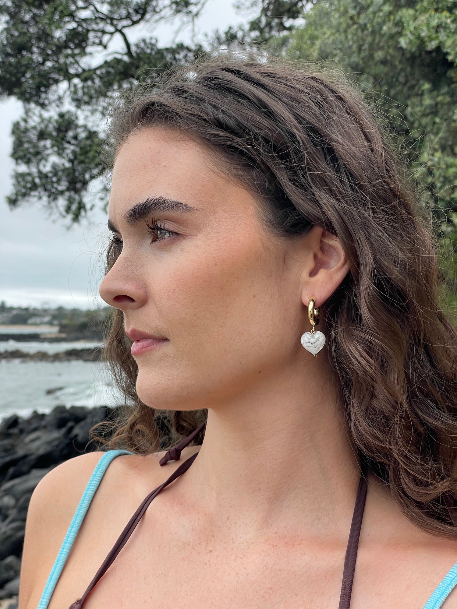 CHUNKY AMORE | Large White Hearts