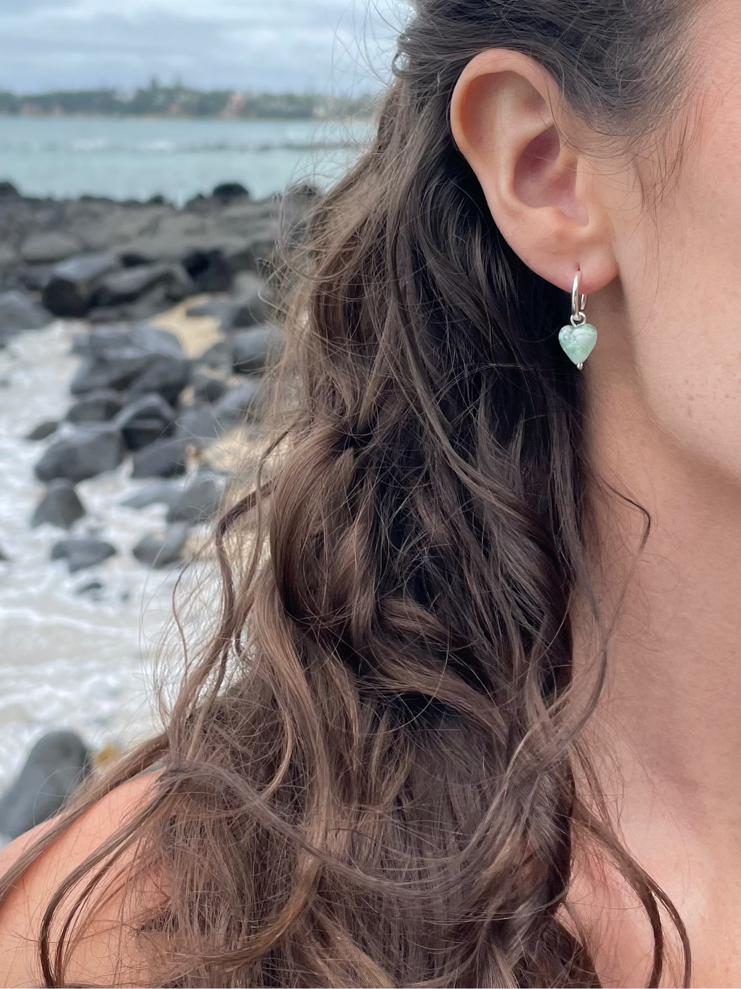 AMORE | Mint Cloudy Hearts