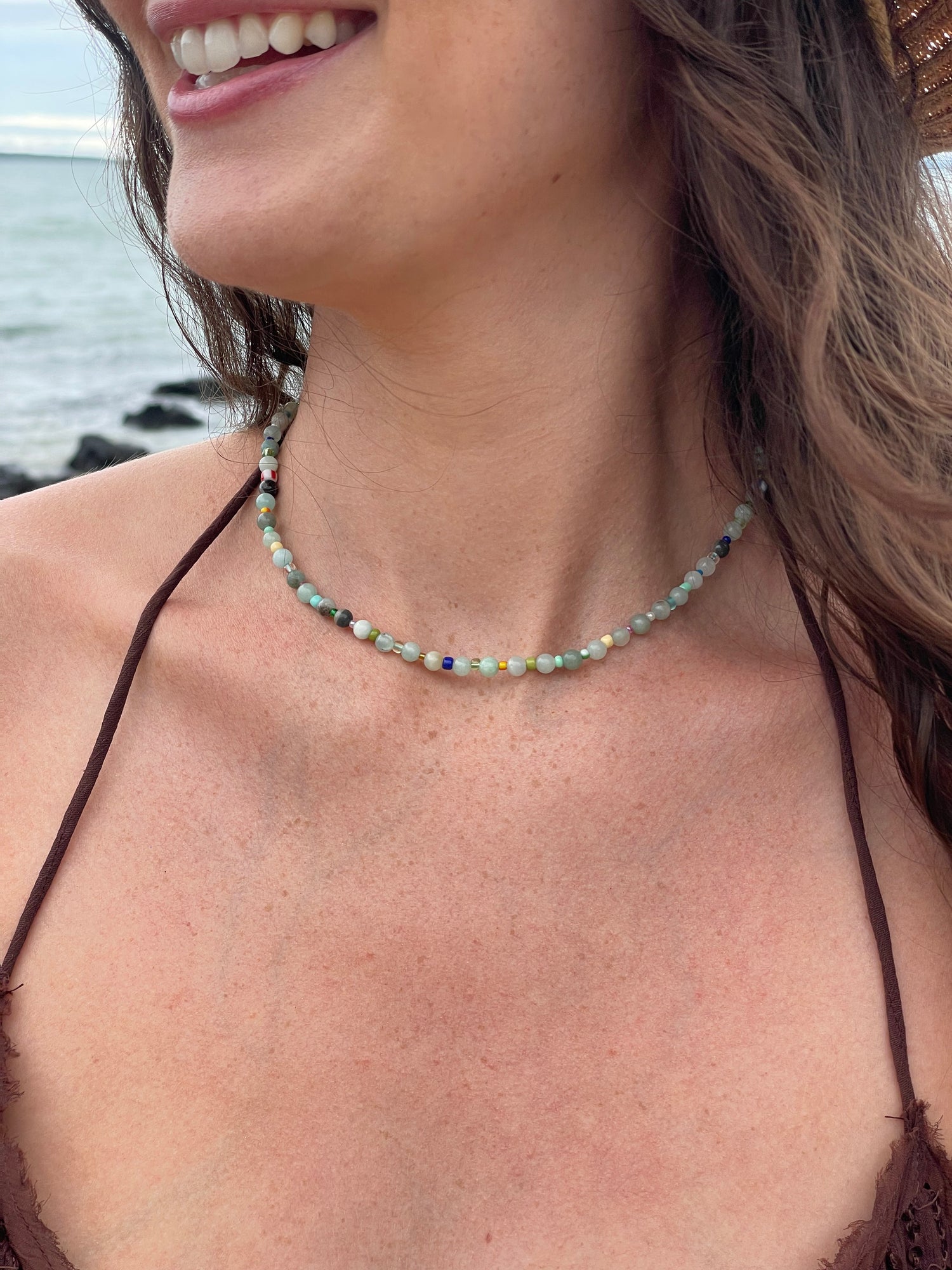 ONE-OFF Seafoam Multi Necklace
