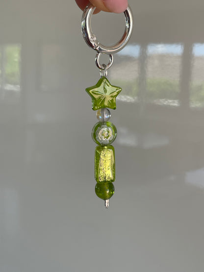 ONE-OFF Limited Edition Keychains | Green Stars