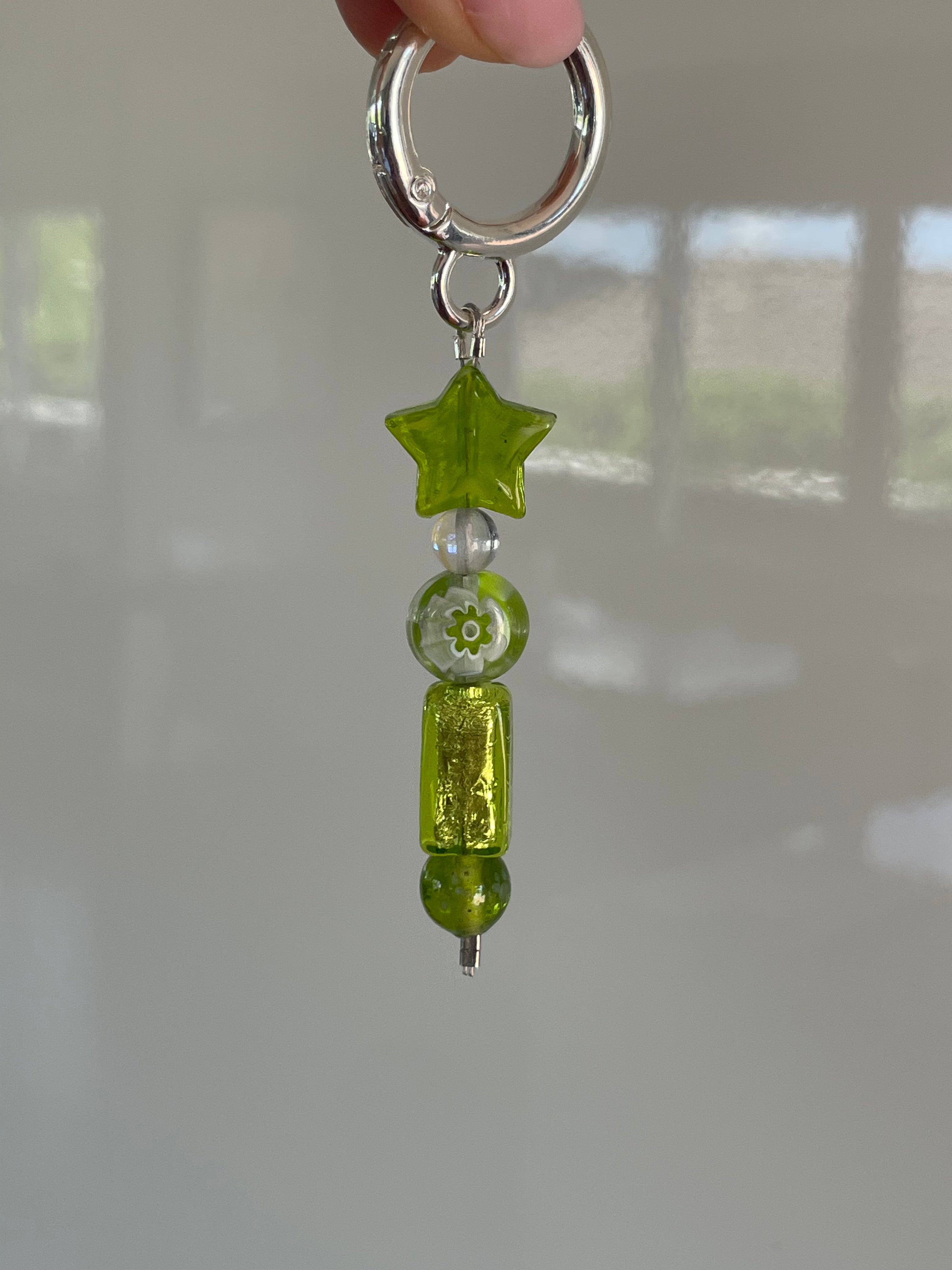 ONE-OFF Limited Edition Keychains | Green Stars