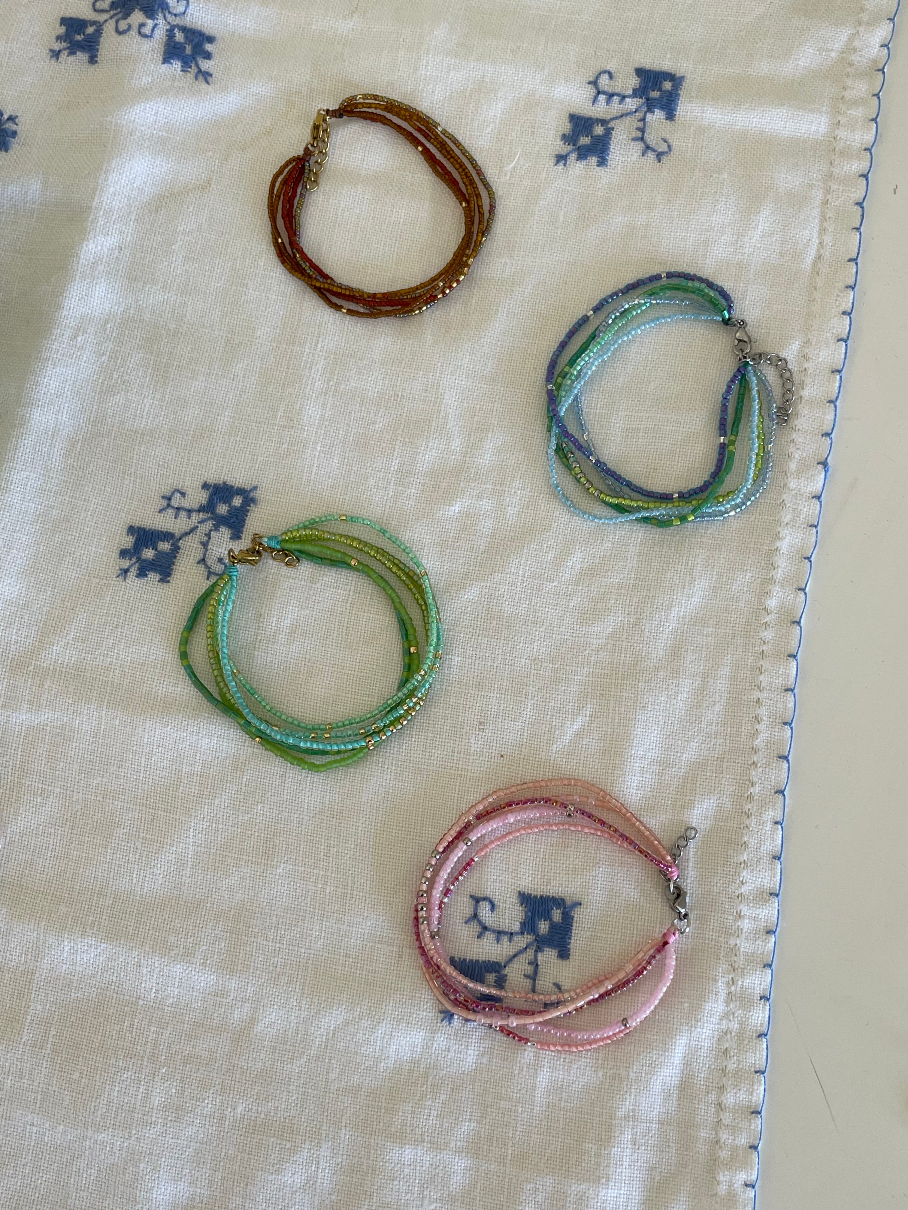 5-Stacked Bracelet | Laguna