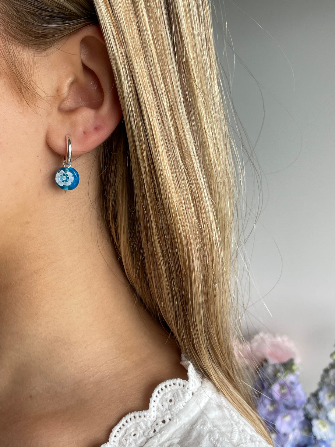 ONE LEFT Dark Blue Icicle | Disc CHARMS