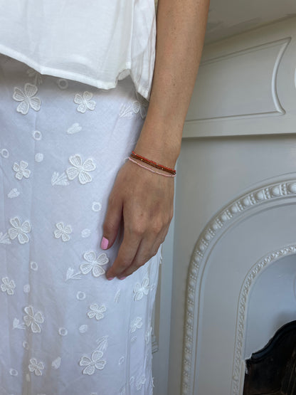 3-Stacked Bracelet | Sandy Sunset