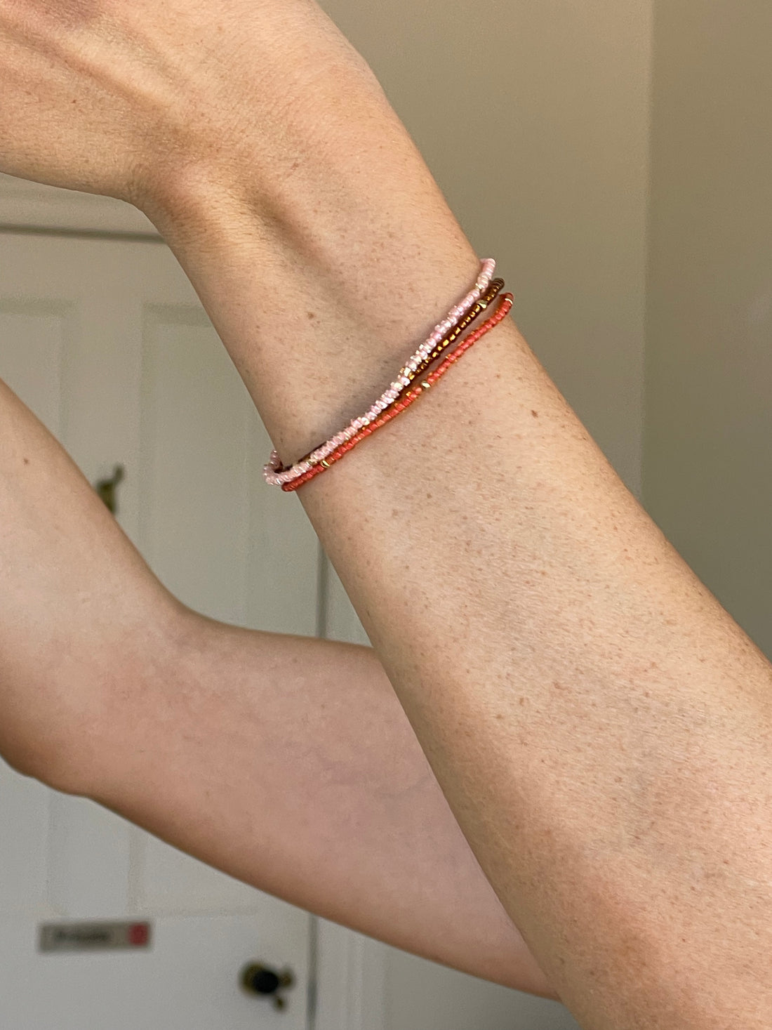 3-Stacked Bracelet | Sandy Sunset