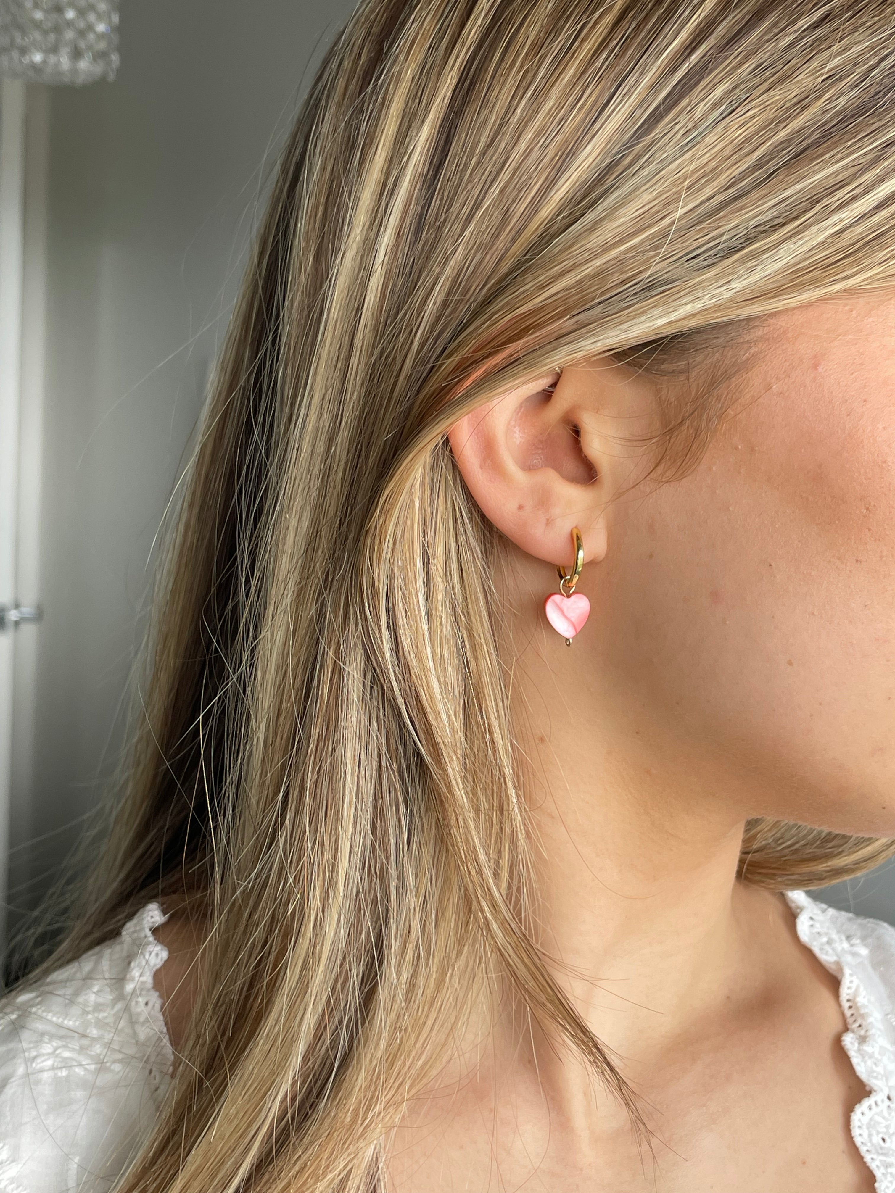 SHELL CHARMS | Hearts Pink 💕