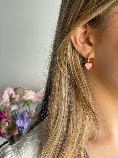 SHELL CHARMS | Hearts Pink 💕