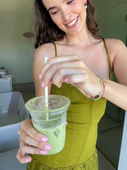 3-Stacked Bracelet | Seafoam Rose