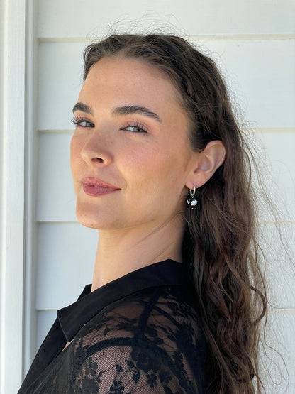 Amore Black Lace Heart | EARRINGS