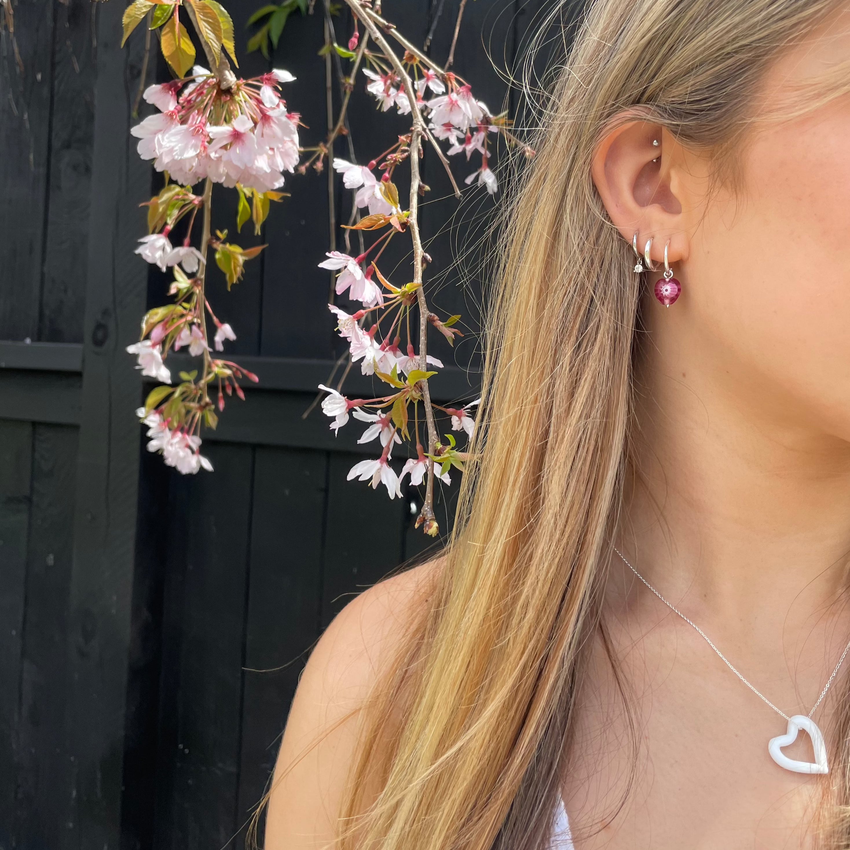 1 LEFT Sugar Snap | Petal Pink EARRINGS