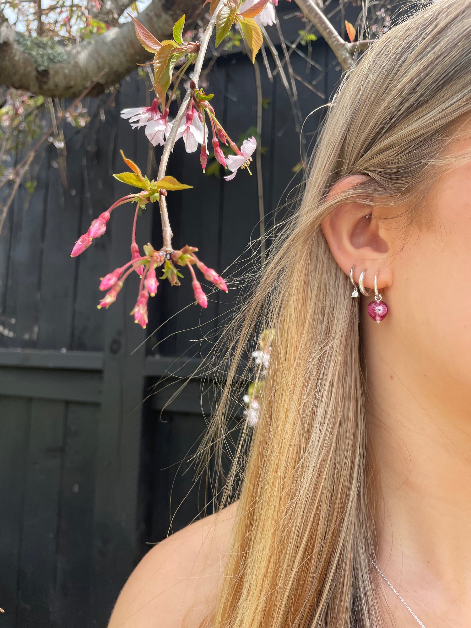 1 LEFT Sugar Snap | Petal Pink EARRINGS