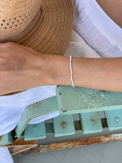 2 LEFT STACK ME Bracelet | White