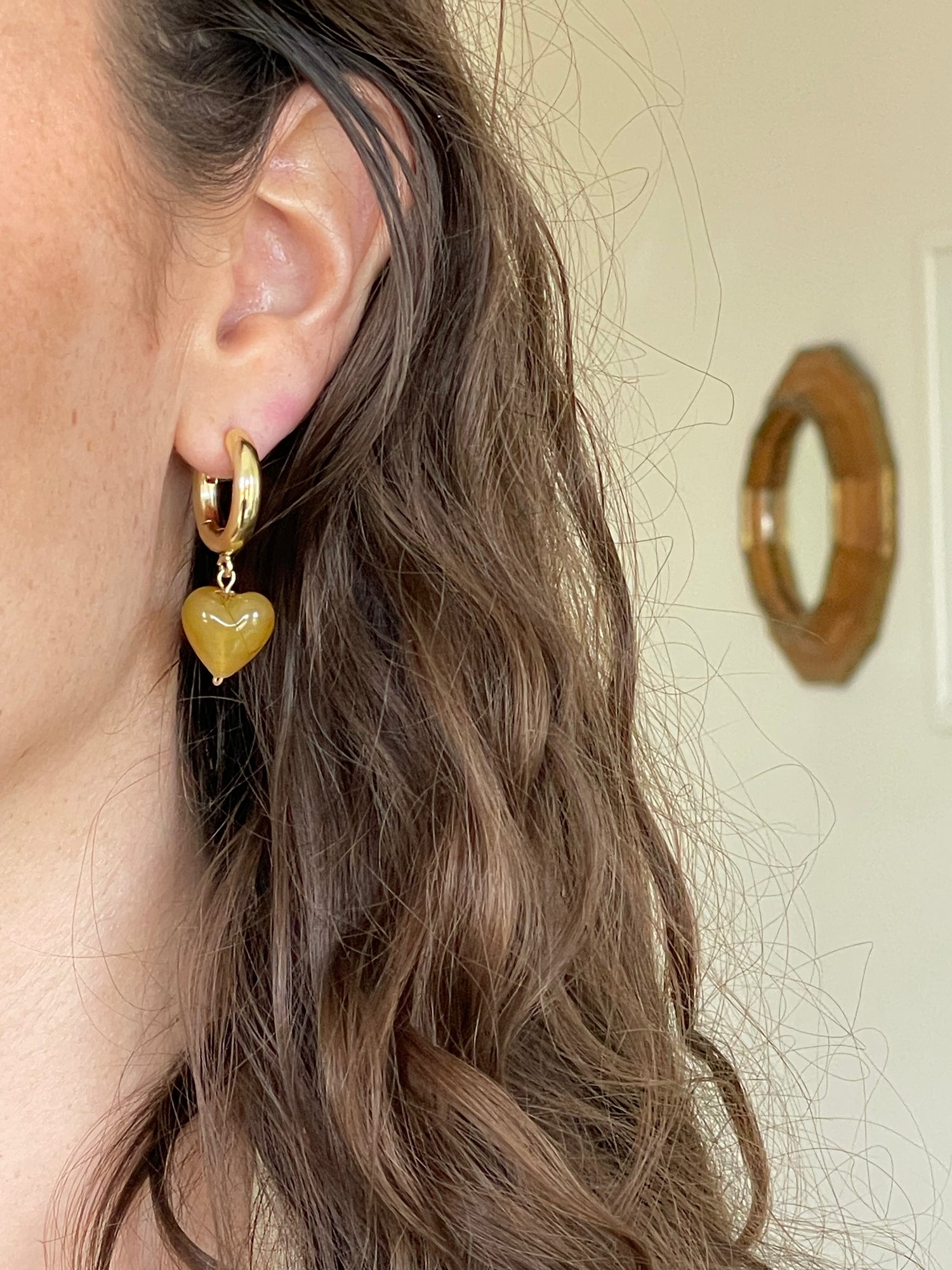 Chunky Amores | Burnt Butter EARRINGS