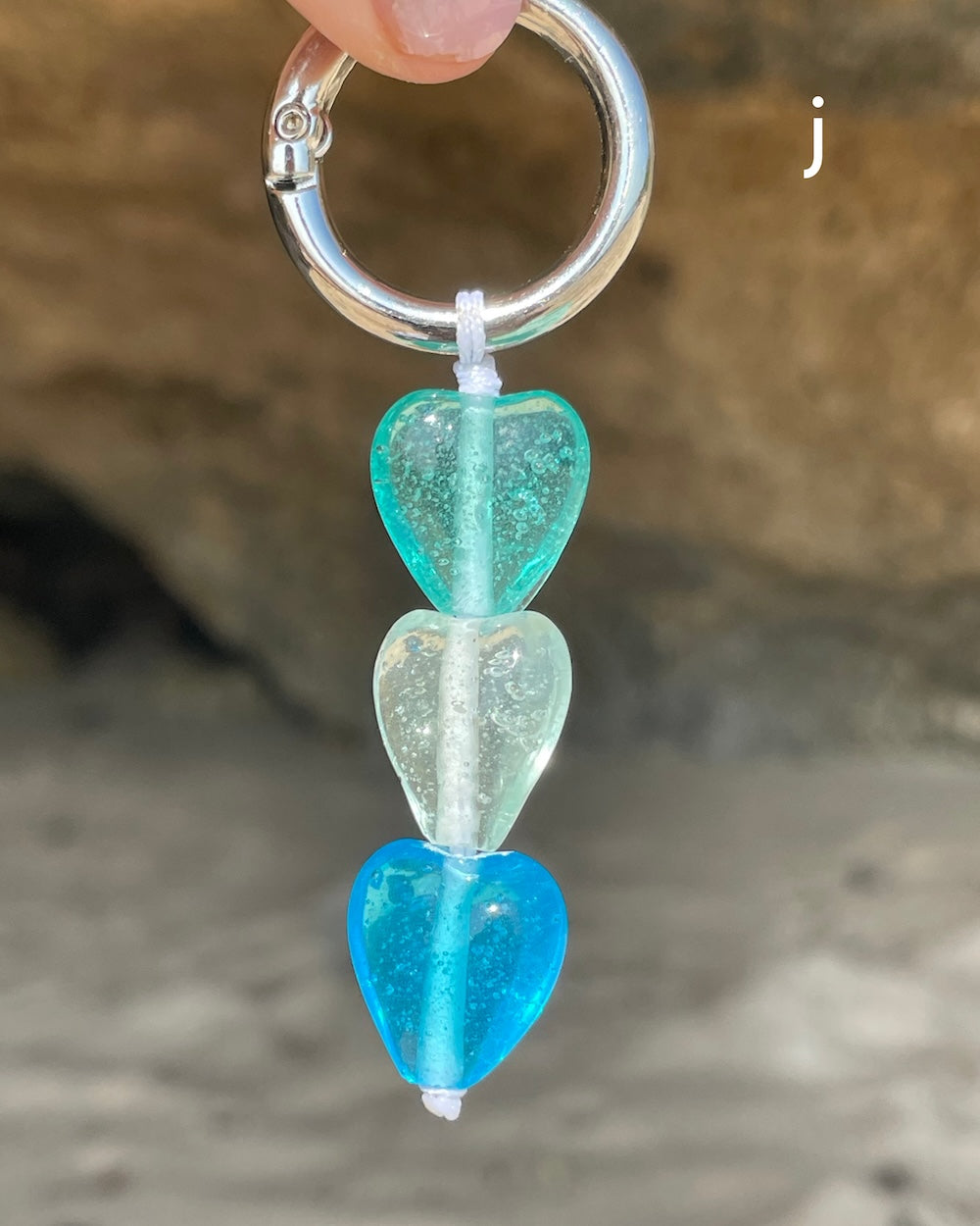 Sweetheart Keyrings | Glass