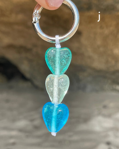 Sweetheart Keyrings | Glass