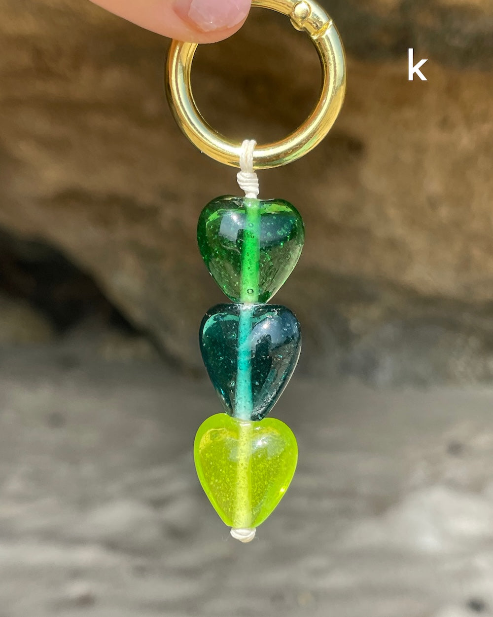 Sweetheart Keyrings | Glass