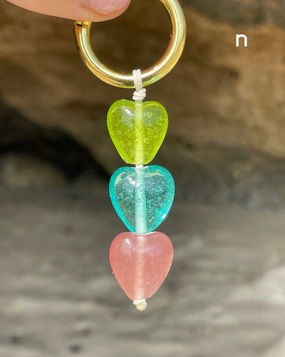Sweetheart Keyrings | Glass