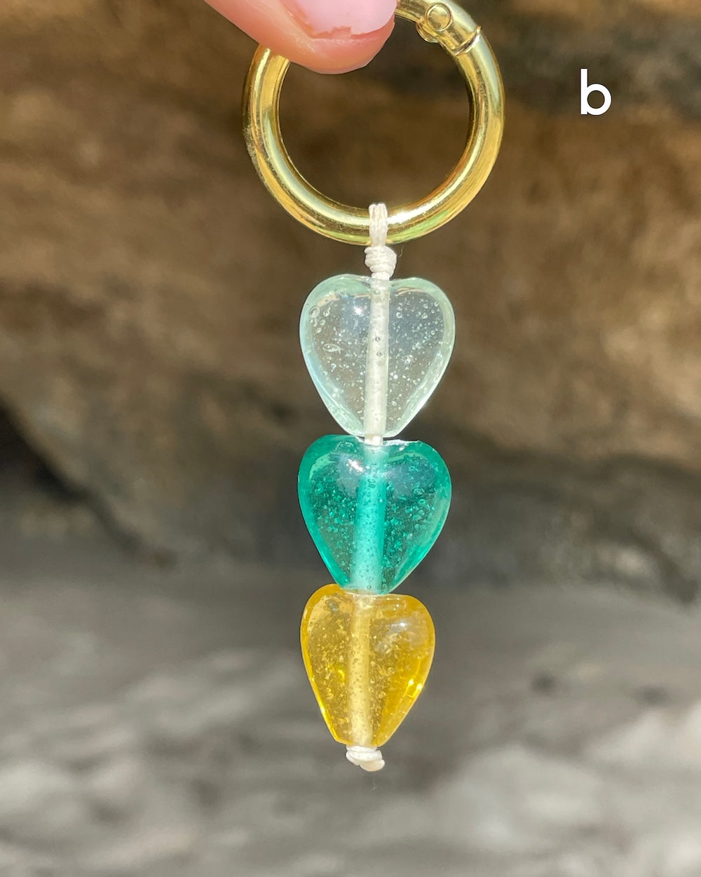 Sweetheart Keyrings | Glass