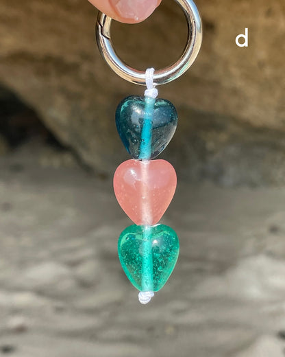 Sweetheart Keyrings | Glass