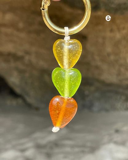 Sweetheart Keyrings | Glass