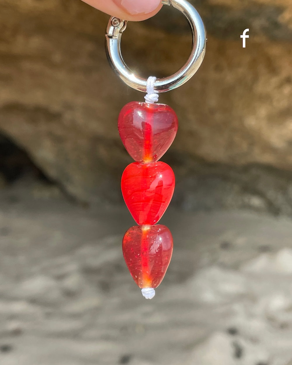 Sweetheart Keyrings | Glass