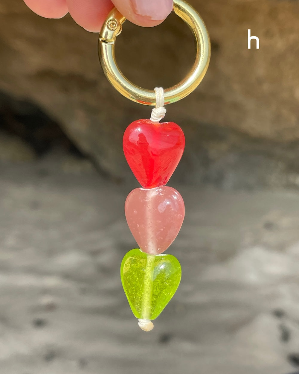 Sweetheart Keyrings | Glass