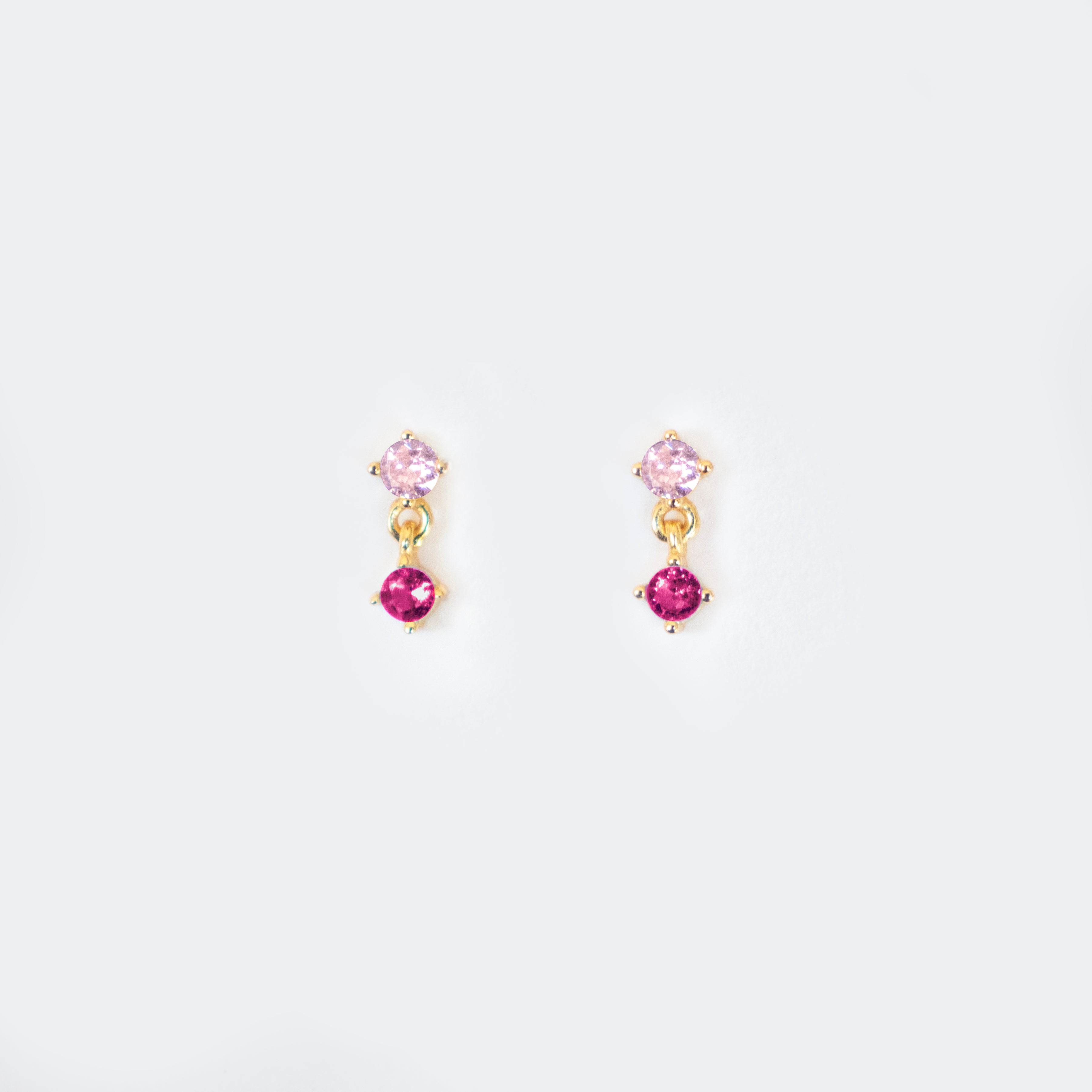 Droplet Studs | Piglet Pink