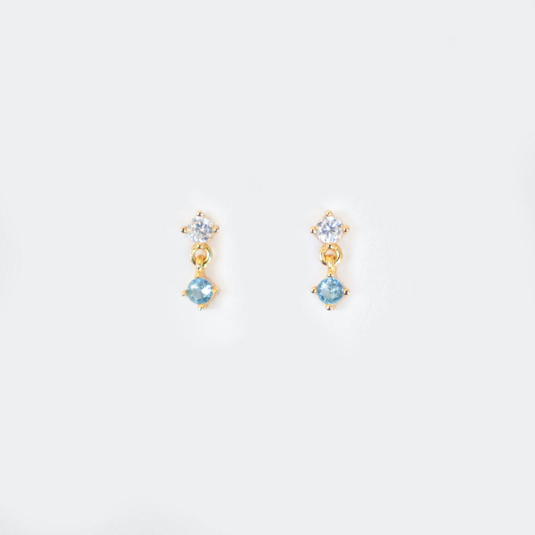 Droplet Studs | Baby Blue