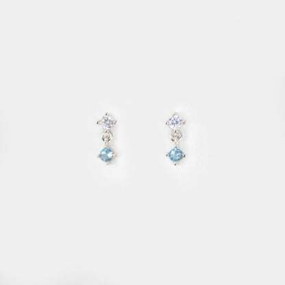 Droplet Studs | Baby Blue