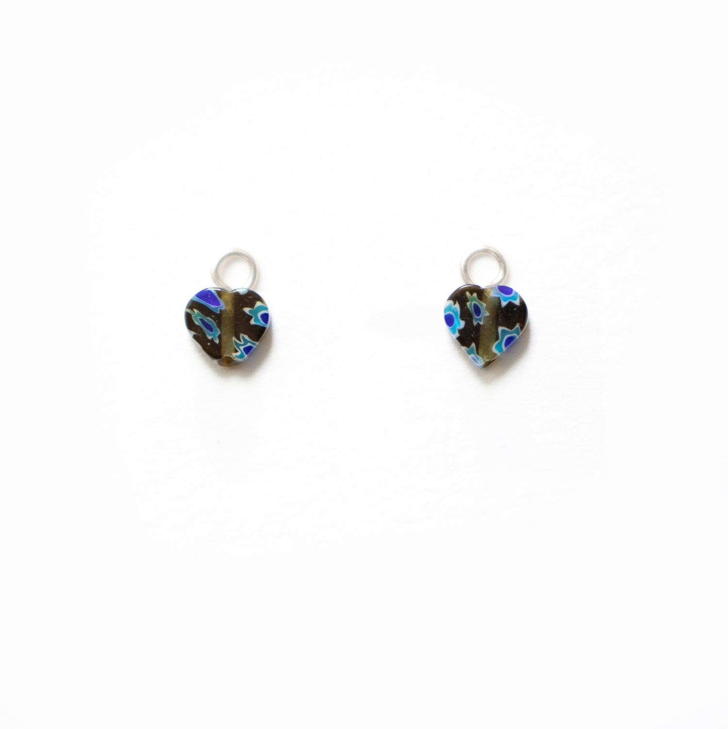ONE-OFF Mini Black Heart | EARRING CHARMS