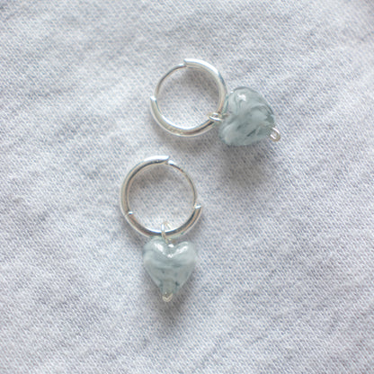 AMORE | Grey Cloudy Hearts