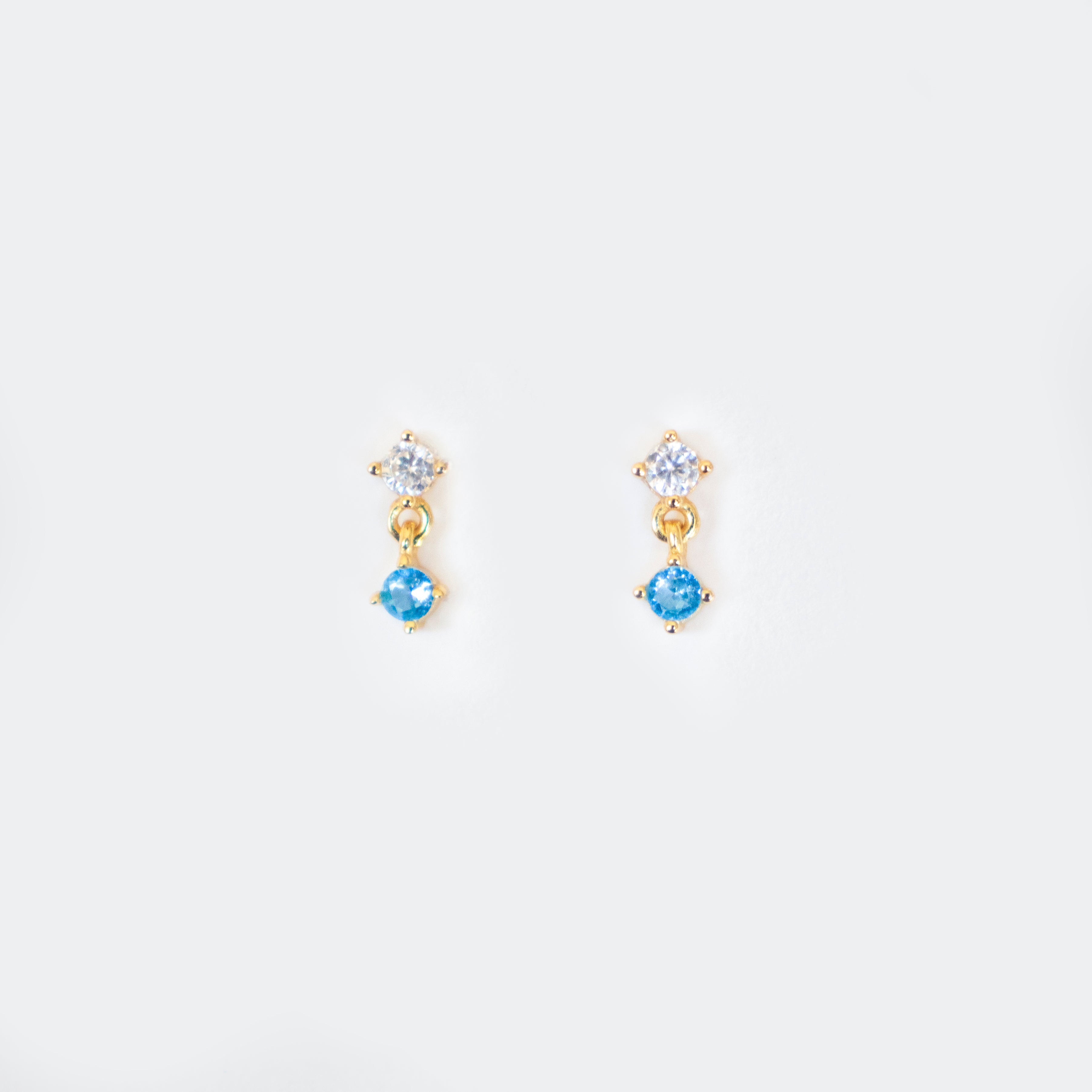 ONE LEFT Droplet Studs | Cobalt