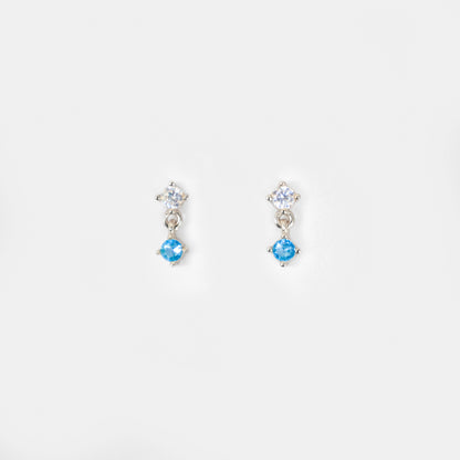 ONE LEFT Droplet Studs | Cobalt