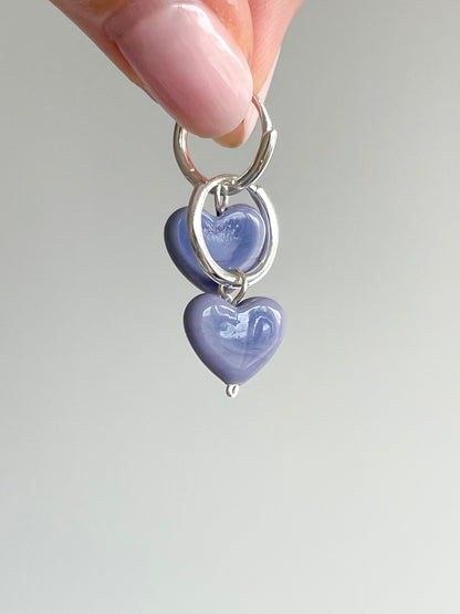 ONE-OFF AMORE | Flat Lavender Earrings