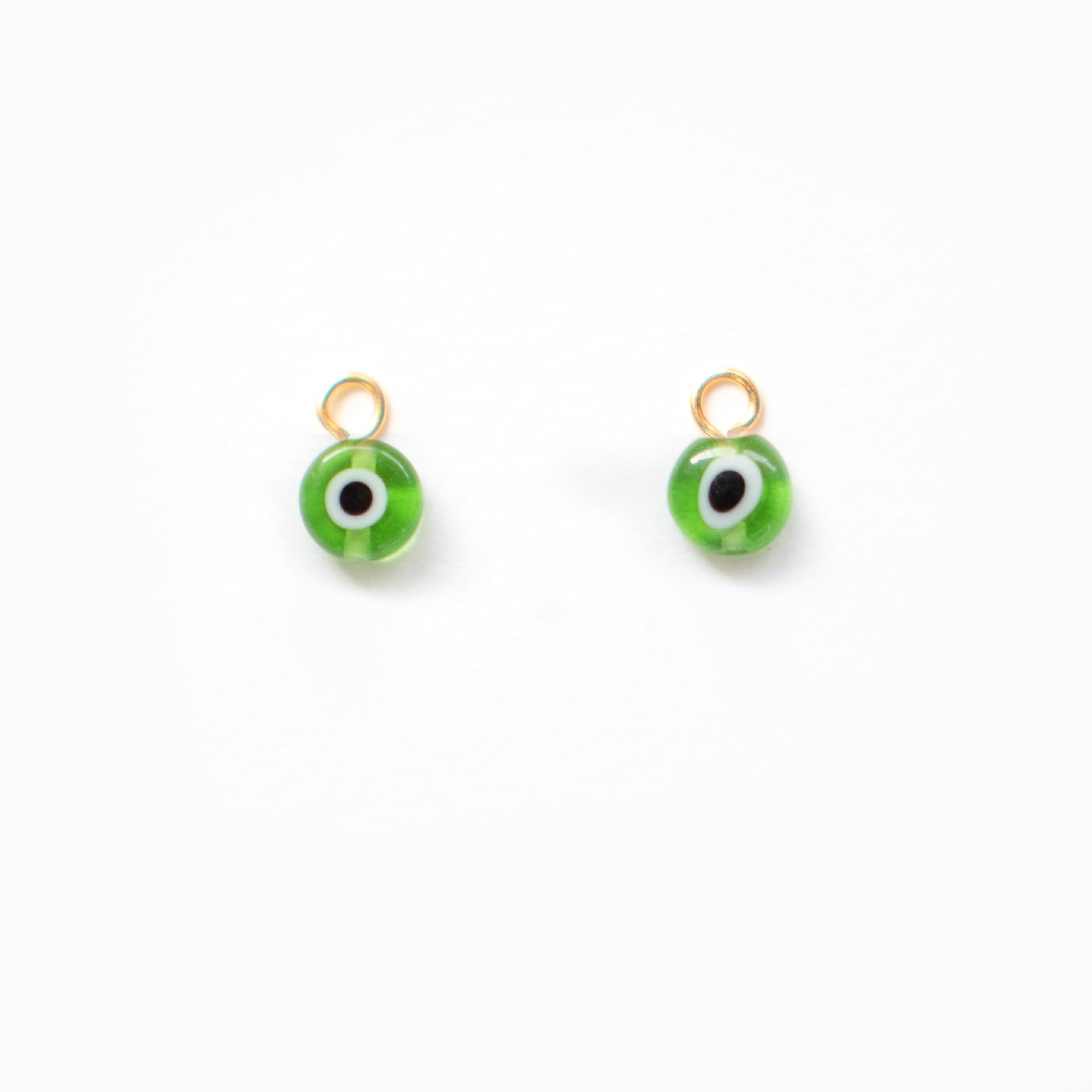 CHARMS | Green Turkish Evil Eyes