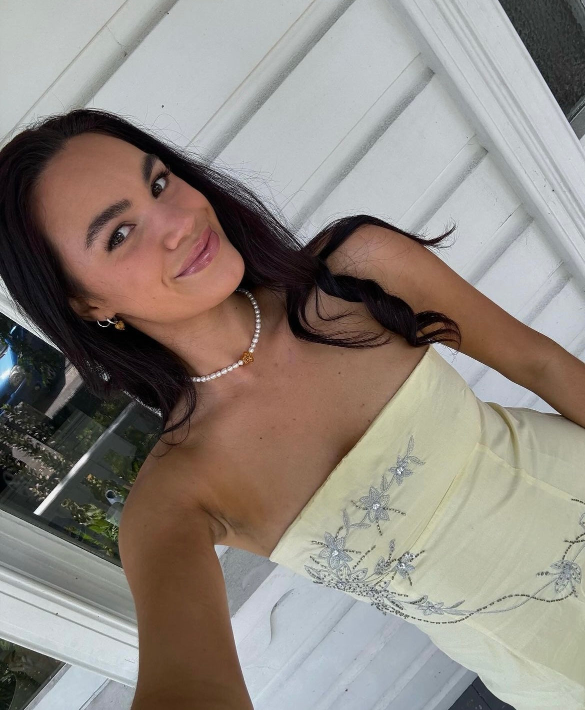 1 LEFT AMORE | Brown Glass Hearts